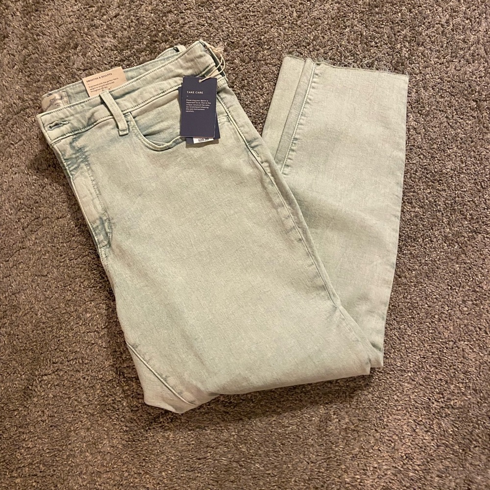 Universal Thread Women's Skinny Jeans - Light Sage Green
